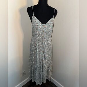 Mimi Chica Blue Floral Midi Dress